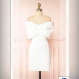 Boutique 1861 White Bow Dress